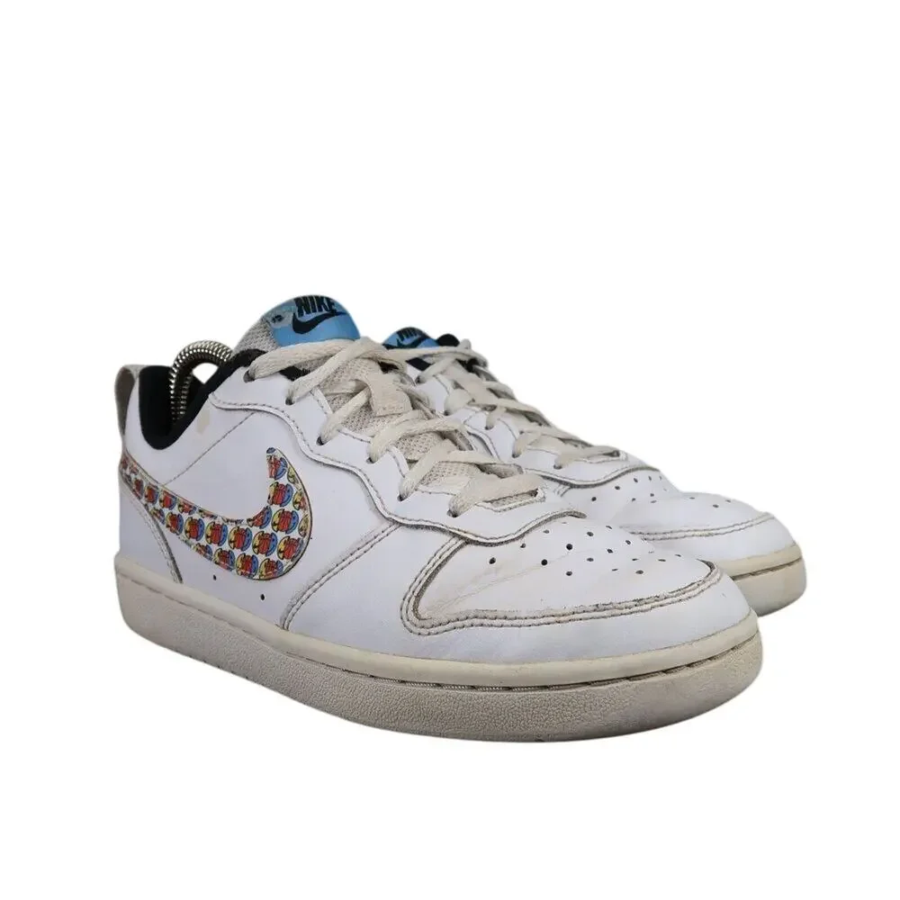 Nike Shoes Kids 5 Sneakers Court Borough Low Athletic Trainers Basketball Swoosh - Picture 1 of 16